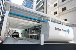 Better Place Batteriewechsel Station Tokio