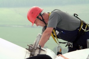 Enertrag Mitarbeiter Windenergie-Anlage