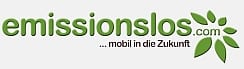 emissionslos Logo emissionslos mobil in die Zukunft