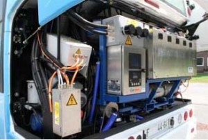 Mobiles Brennstoffzellen-System von Proton Motor Fuel Cell.