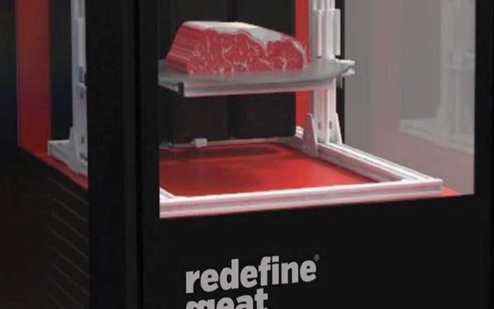 3D-Lebensmitteldrucker produziert ein Steak