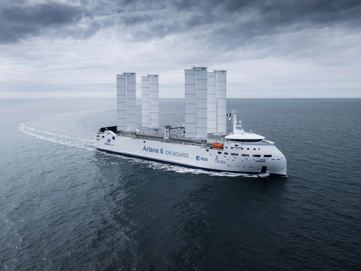 AYRO Schiff mit OceanWings - Dekarbonisierung der Schifffahrt