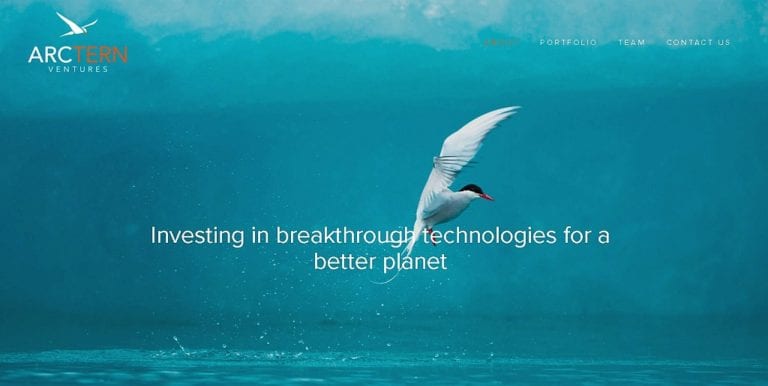 ArcTern Ventures Screenshot Webseite