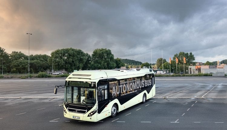 Erstmals präsentiert: Volvo stellt einen autonomen Bus im schwedischen Göteborg