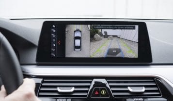 BMW Wireless Charging in der Cockpit-Ansicht