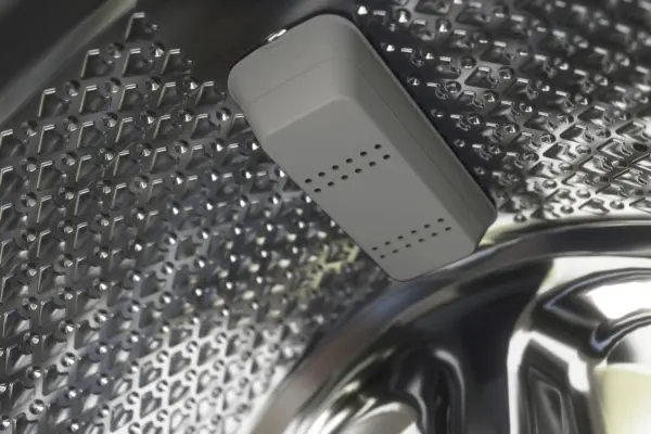 Wärmepumpentrockner oder Kondenstrockner? Das Bild zeigt ein Trockner-Detail