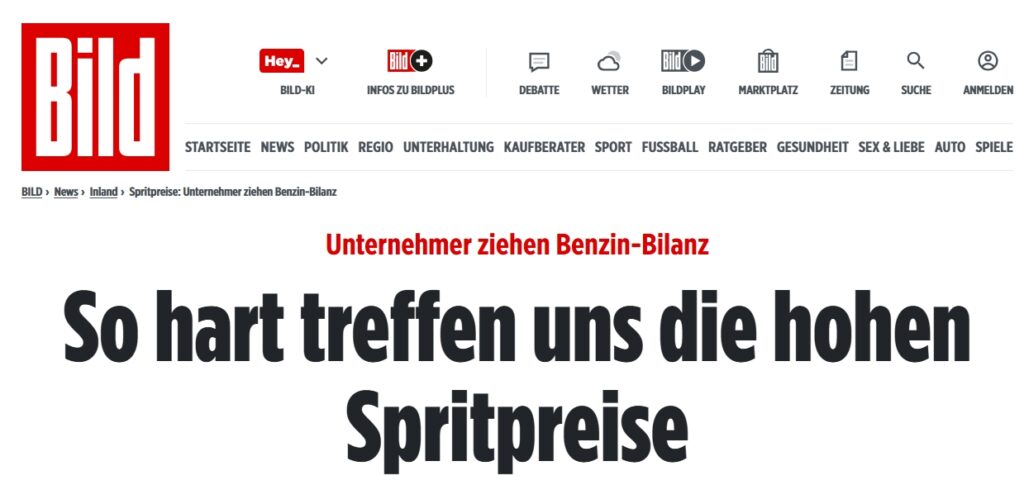 "Bild" berichtet über die Malermeisterin und ihre Diesel-Wut.