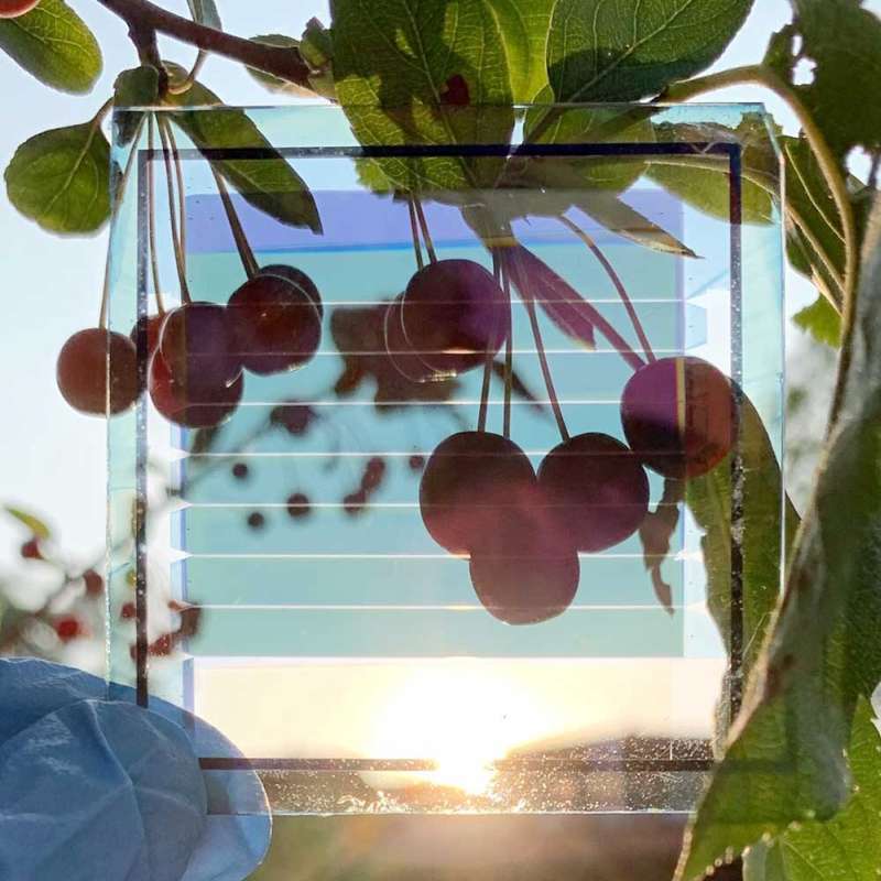 Fenstersolar: So sieht der Blick durch transparente Solarzellen aus