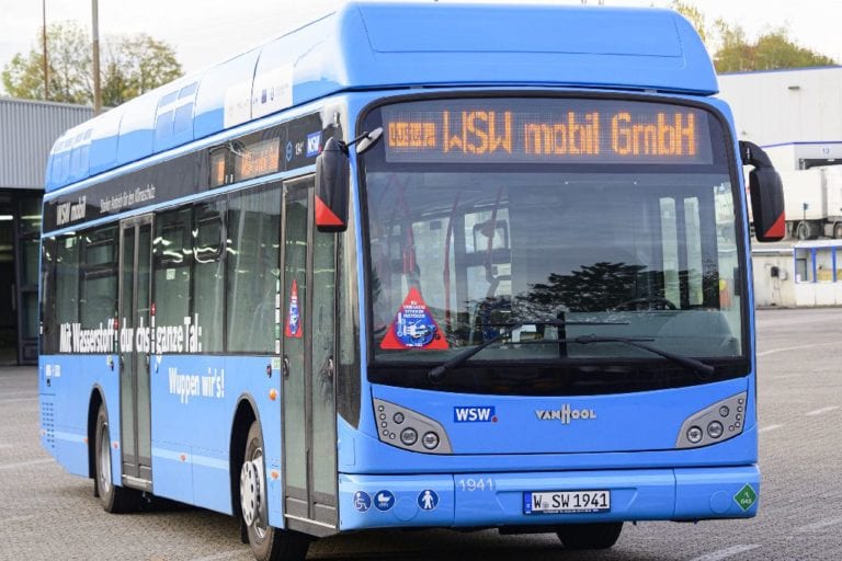 H2-W Bus Brennstoffzelle Wuppertal