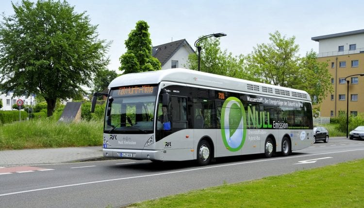 Köln und Wuppertal setzen auf Wasserstoff-Bus von van Hool aus den Niederlanden