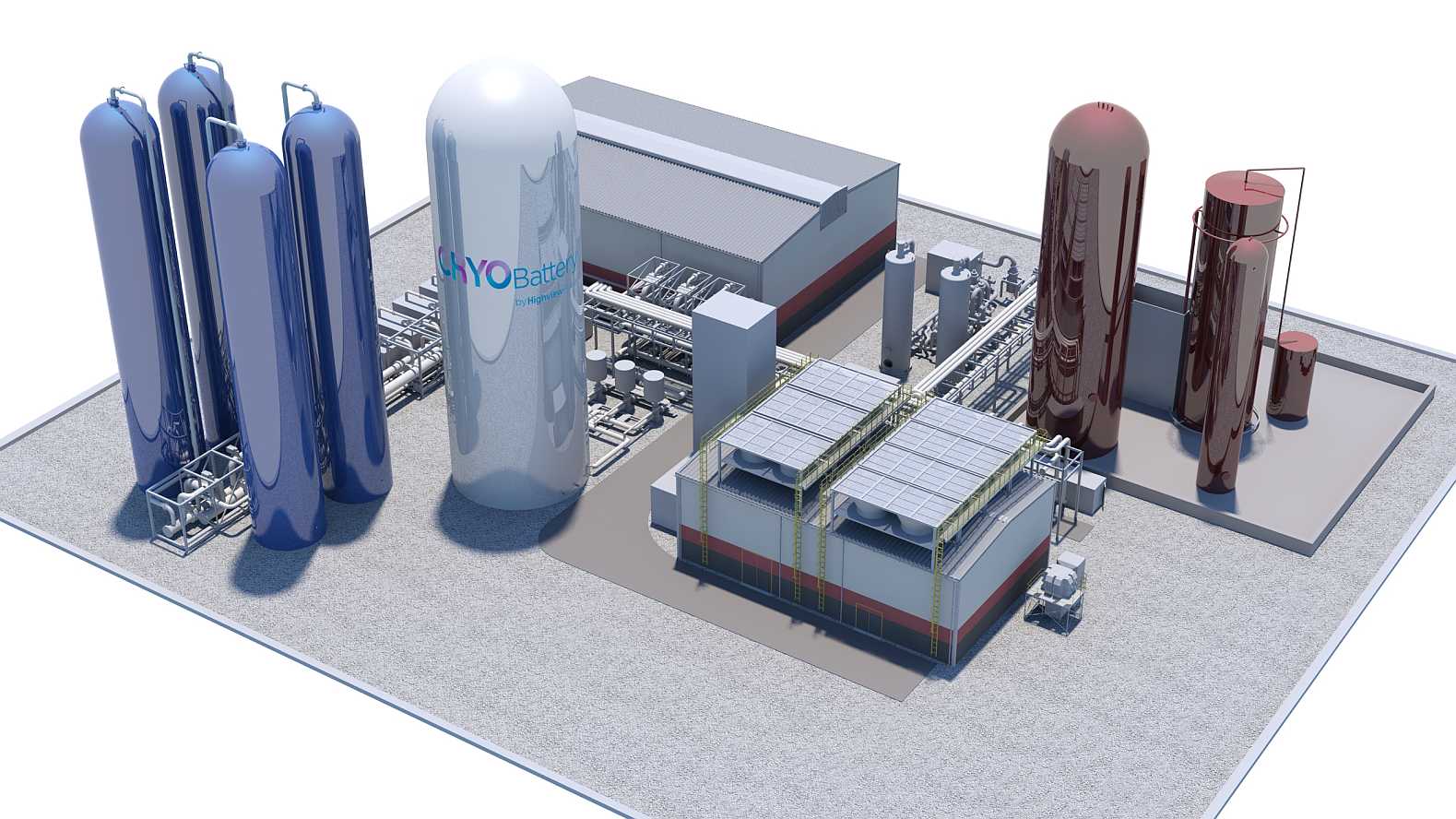 Dekarbonisierung mit Langfristspeicherung: CRYO-Battery von Highview Power