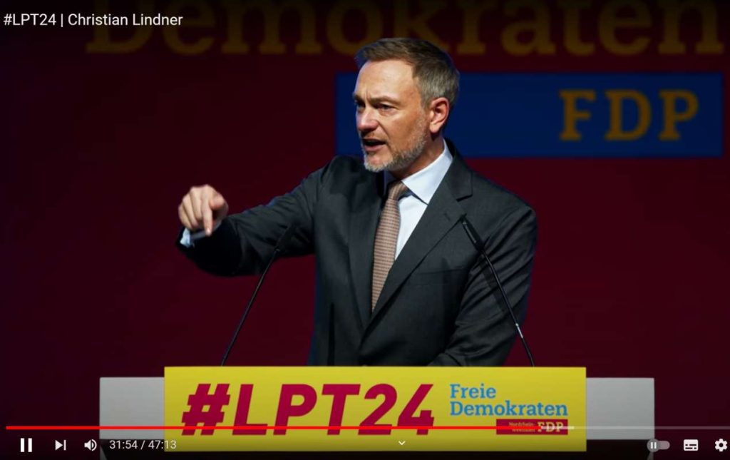Christian Lindner Klimaschutzgesetz