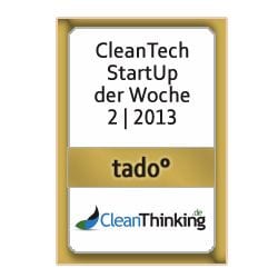Würdiges Startup der Woche bei Cleanthinking: tado