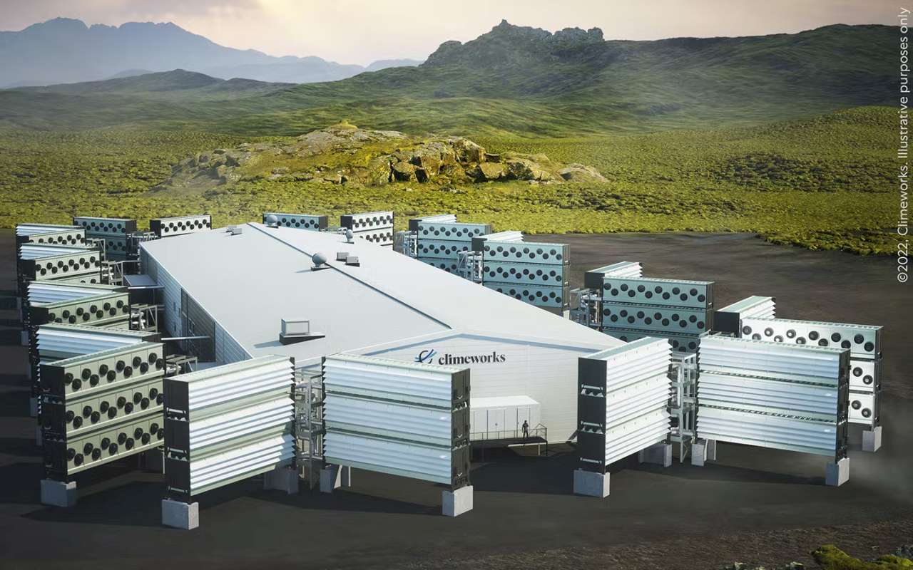Mammoth - größte Direct Air Capture Anlage von Climeworks