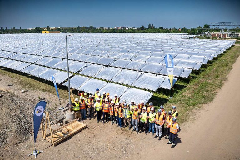 Deutschlands größte Solarthermieanlage in Leipzig