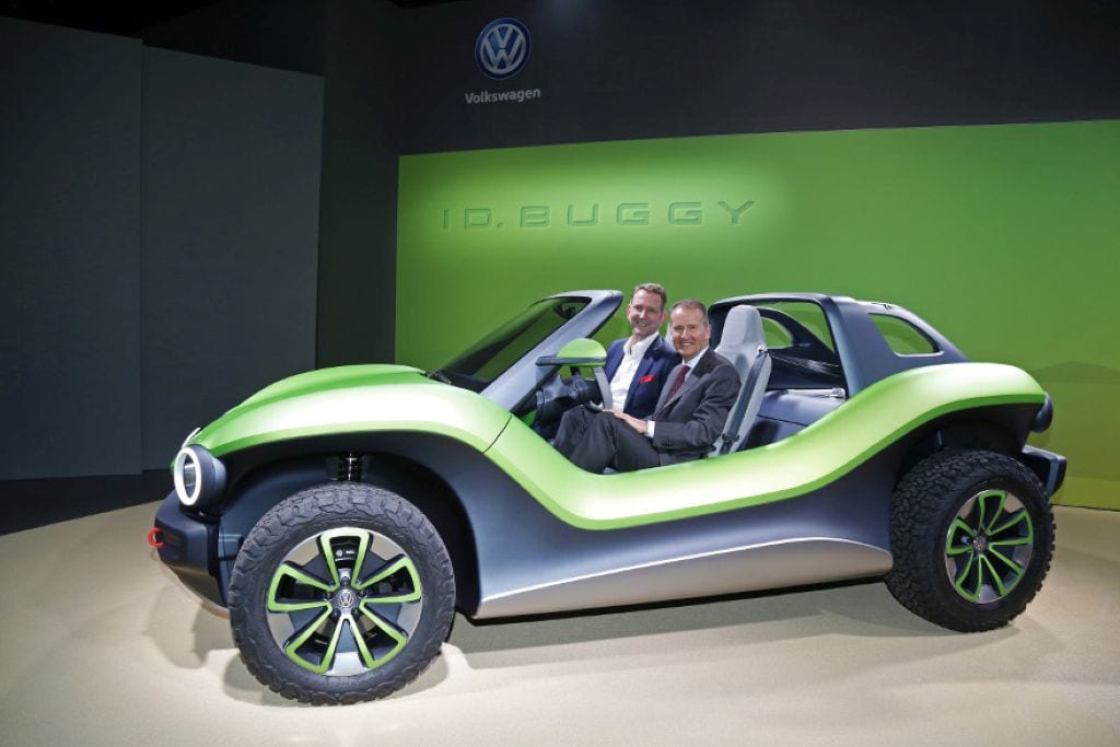Elektrifizierungsbaukasten Volkswagen Elektroauto Diess Schuh