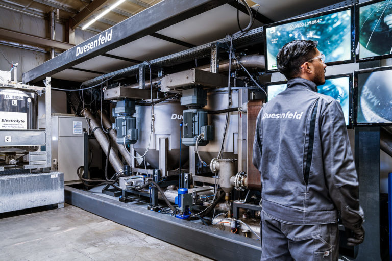 Duesenfeld GmbH Recycling-Anlage Batterien