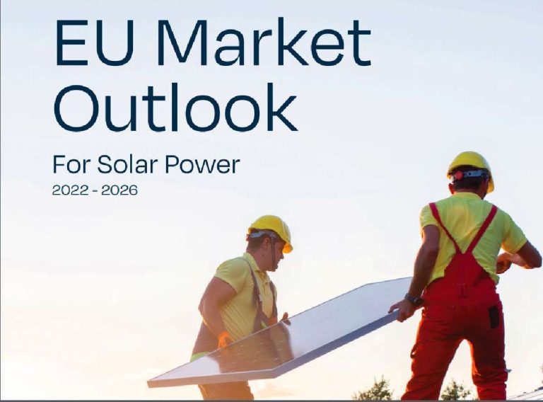 EU Market Outlook 2022 bis 2026 - Solarenergie
