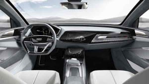Interior des Audi e-tron Sportback concept