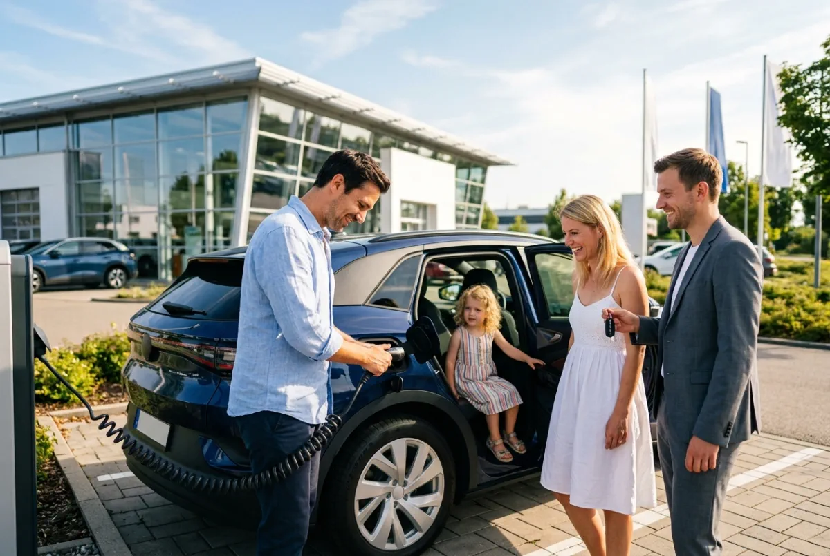 E-Auto-Prämie verstärkt Elektroauto-Boom, gerade für Familien mit Kindern