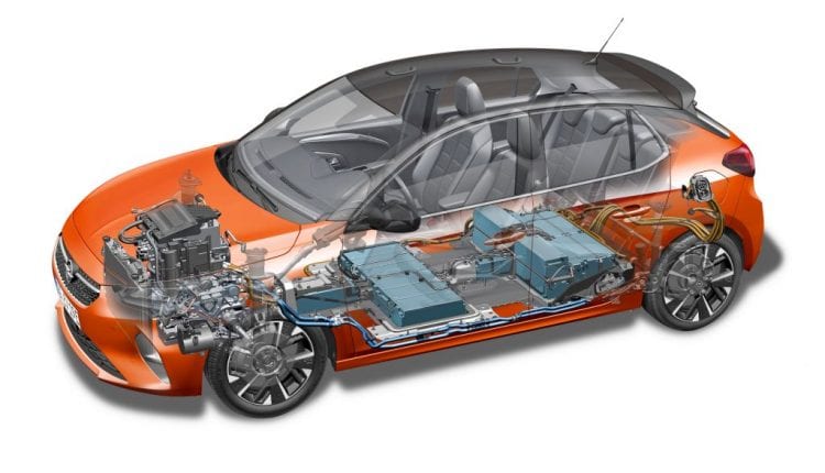 Elektroauto Opel Corsa-e Technische Details