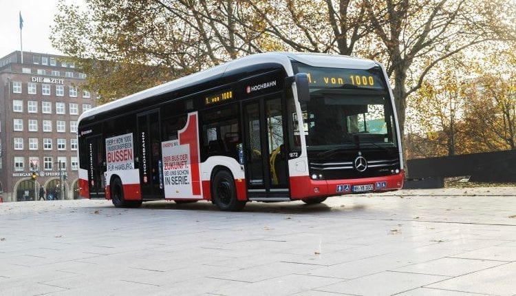 eCitaro - der Elektrobus von Daimler stromert jetzt durch Hamburg