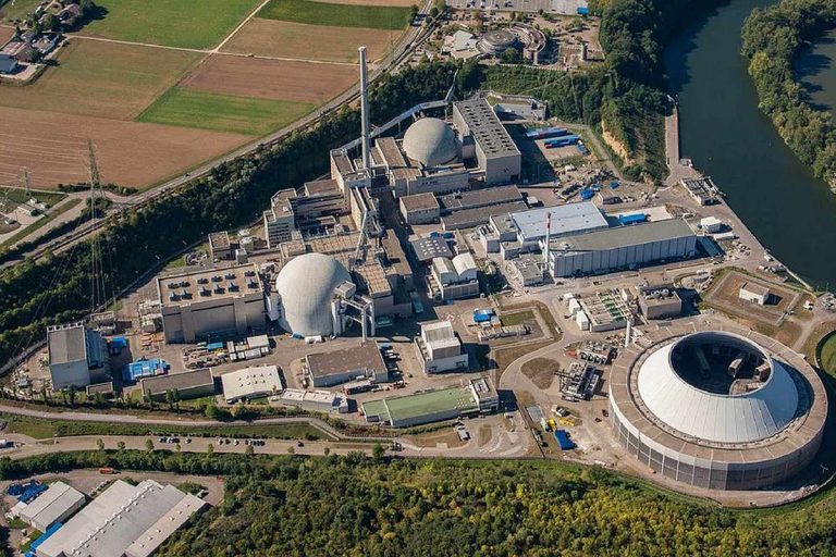 EnBW-Atomkraftwerk Neckarwestheim II Luftbild
