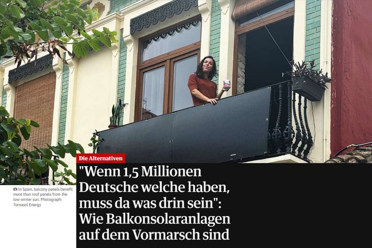 Energiewende in Spanien: Mit der deutschen Idee der Balkonkraftwerke