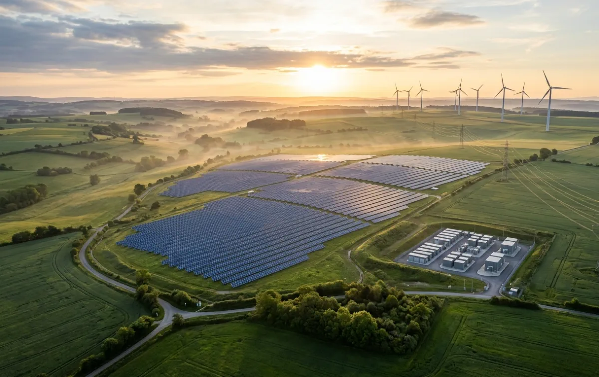 Europas Energiewende Solar Wind Batterien