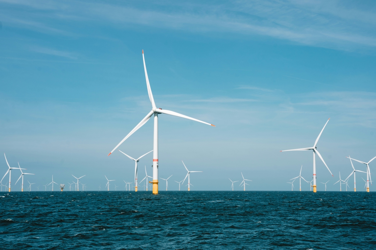 Extremwinde Offshore-Windkraftanlagen