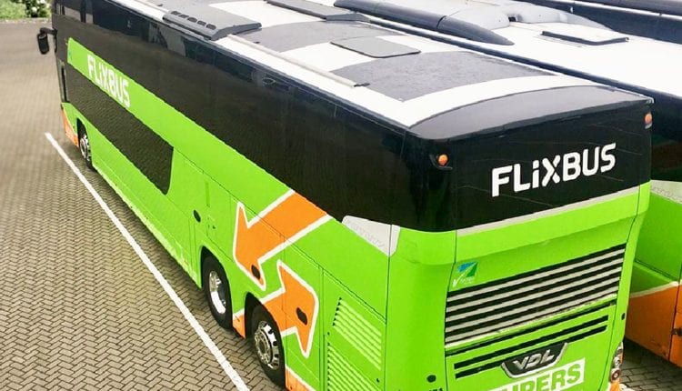 Flixbus Solarmatten Hangery MiaSole Trailar Solarmodul Diesel CO2