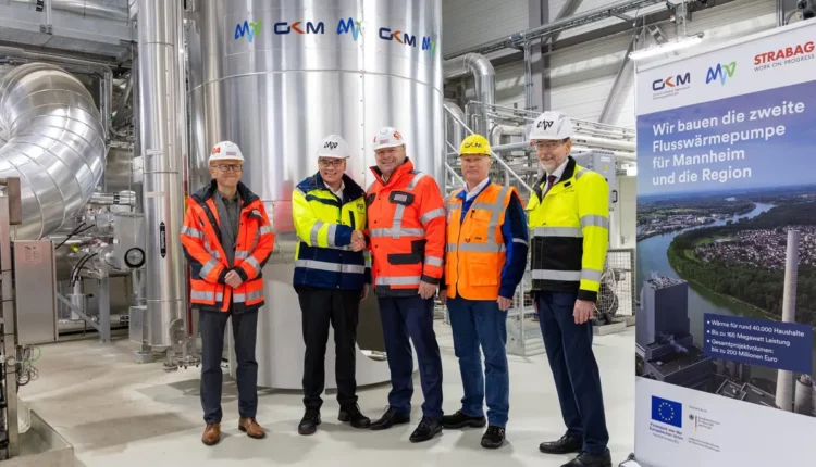 Die größte Flusswärmepumpe der Welt entsteht in Mannheim