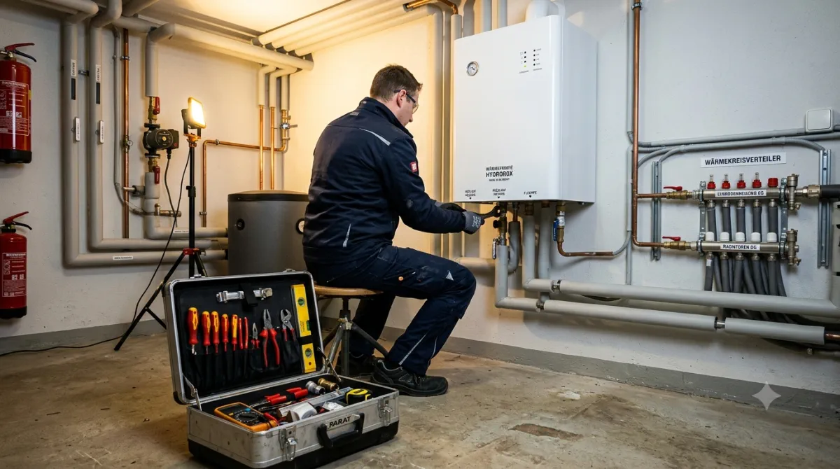 Fox ESS Wärmepumpe: HP-Serie mit Hydrobox-Inneneinheit