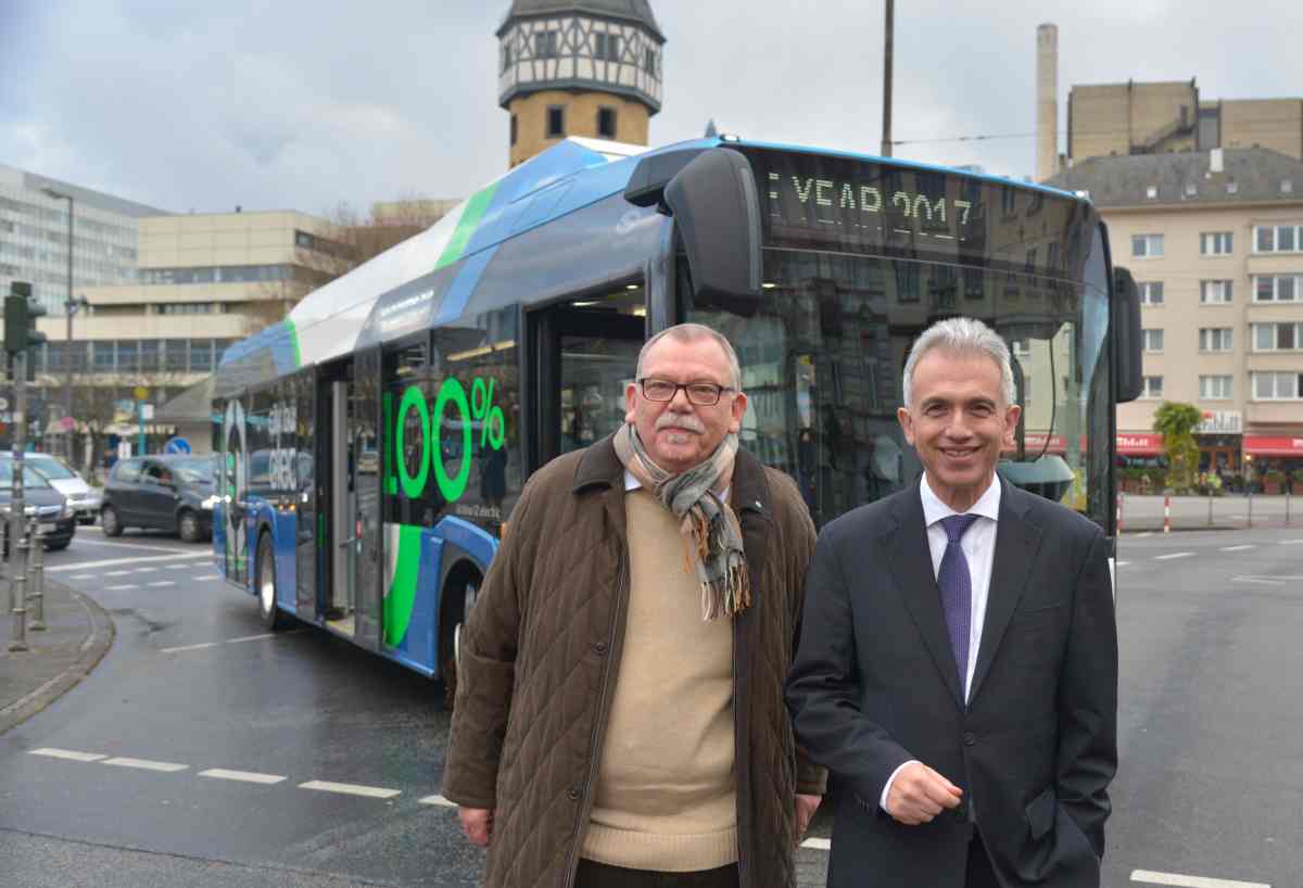 Frankfurt entscheidet sich für Elektrobusse von Solaris