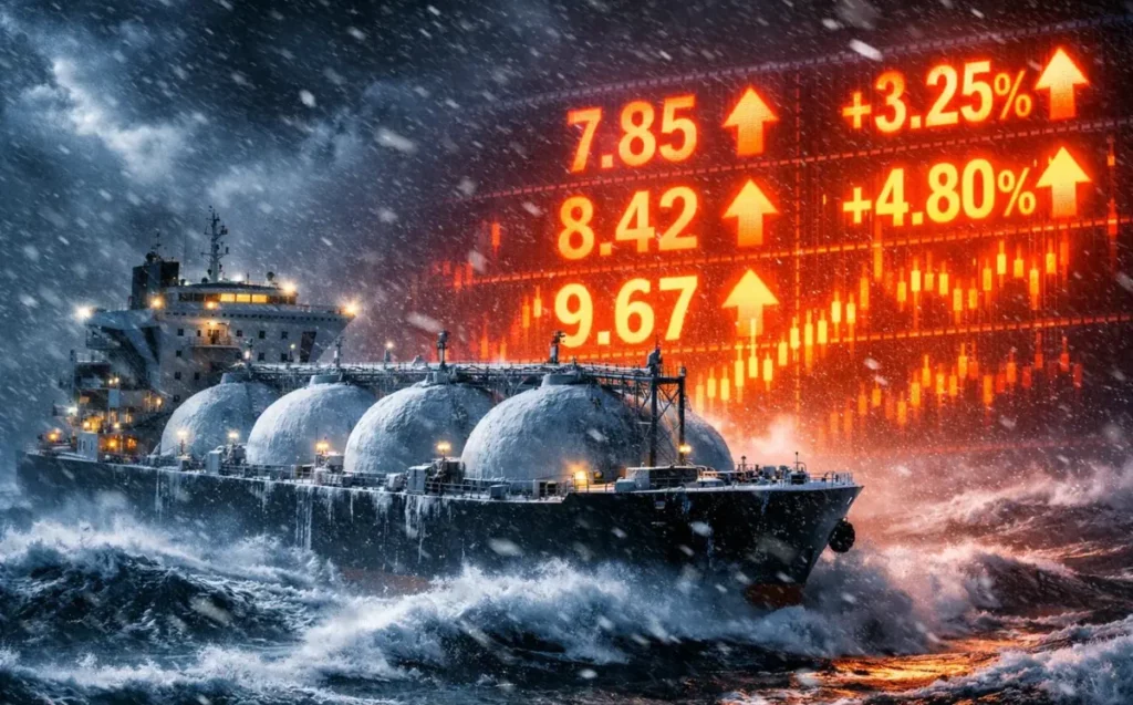 Gas-Casino LNG Erdgaspreise Trump Schneesturm