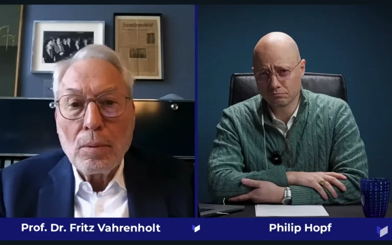 Gaskrise? Fritz Vahrenholt im Interview bei Philip Hopf - fossile Panikkkommunikation