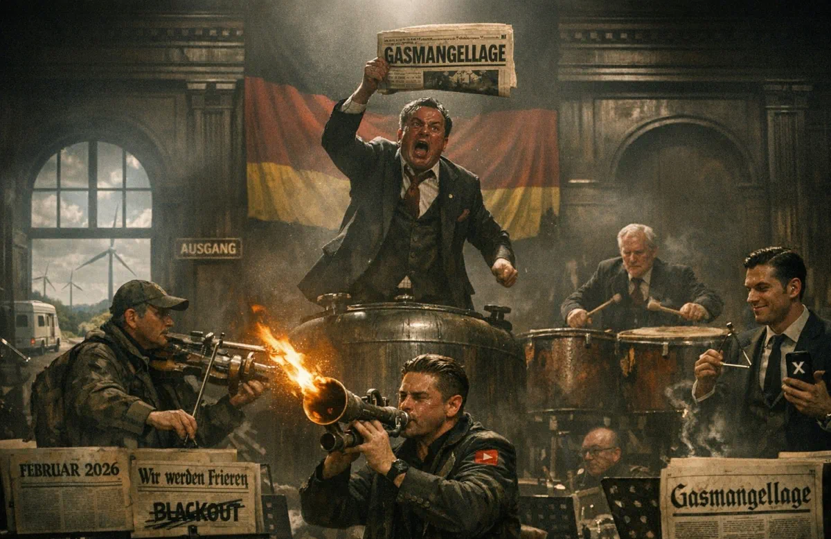 Gasmangellage Das rechte Panik-Orchester mit Reichelt, Vahrenholt und Spiegelsberger