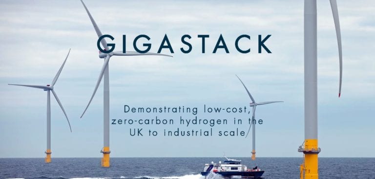 Gigastack Pffshore-Wind Wasserstoff Orsted ITM Power