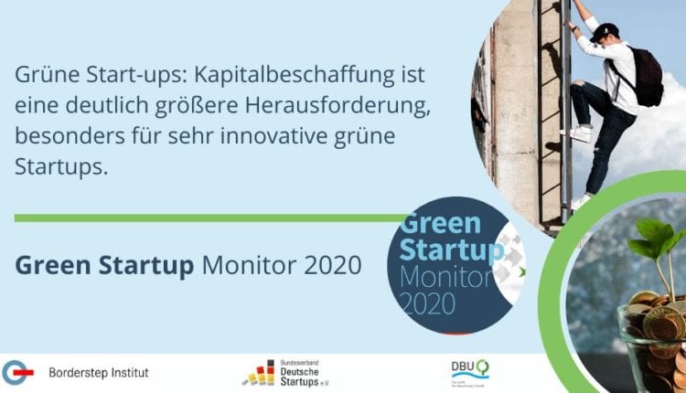 Finanzierung Green Startup Monitor 2020