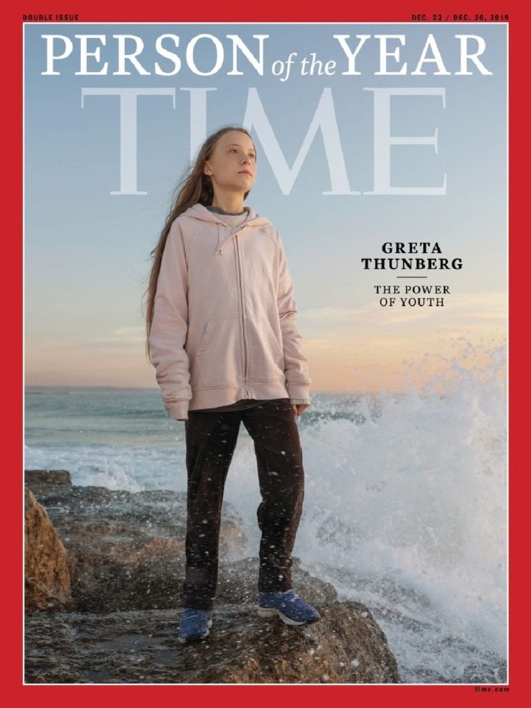 Time Magazin mit Greta Thunberg auf dem Titelbild