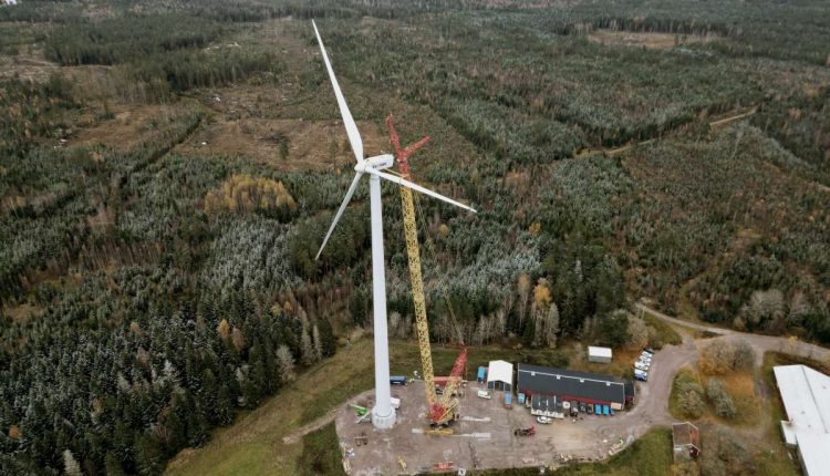 Modvion Holz-Windkraft