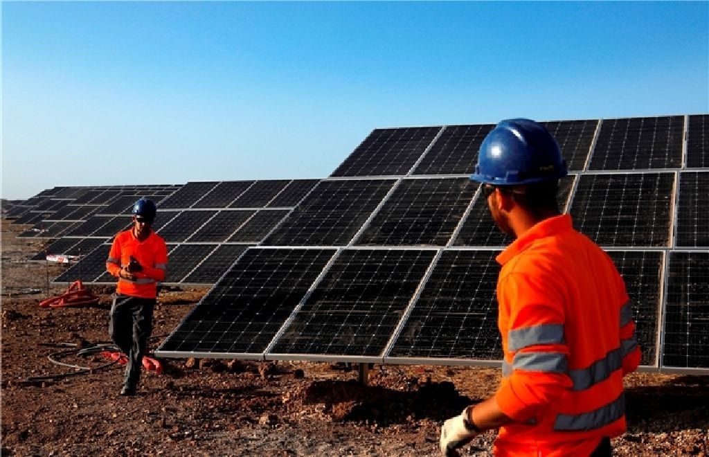 Iberdrola Solarpark Nunoz de Balboa Photovoltaik Spanien