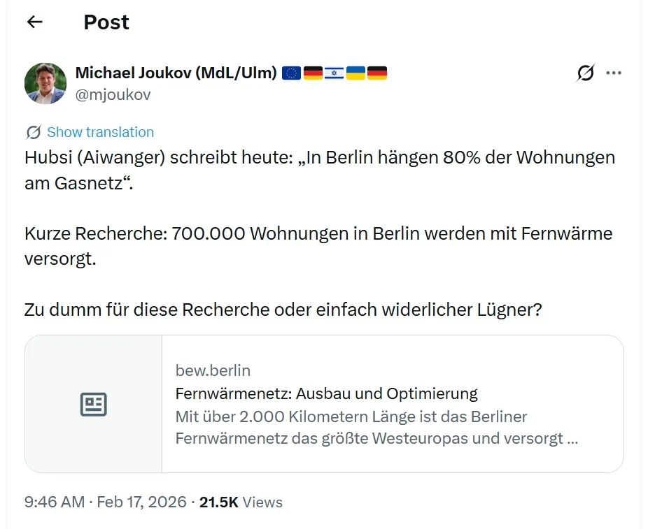 Joukov Berliner Gasnetz