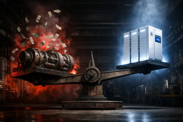Fossiles Casino: Gaskraftwerke so teuer wie nie, Batteriespeicher so günstig wie nie