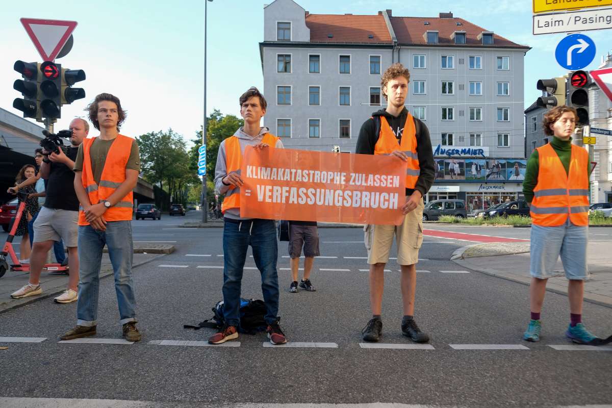 Klimakatastrophe = Verfassungsbruch Letzte Generation