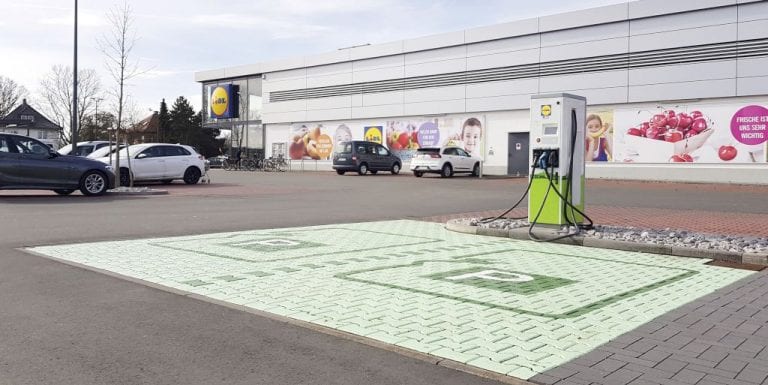 Lidl Ladesäulen Elektroauto Elektromobilität Lebensmittel Einzelhandel