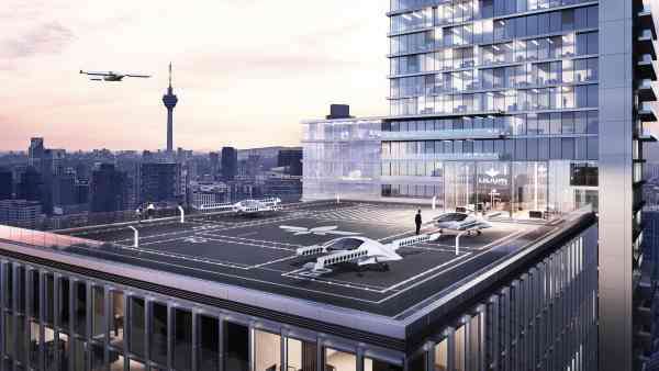 So stellt sich Lilium Aviation den Landeplatz für seinen Jet vor