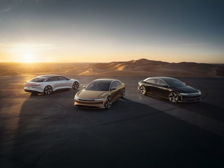 Lucid Motors Fahrzeuge Elektroauto