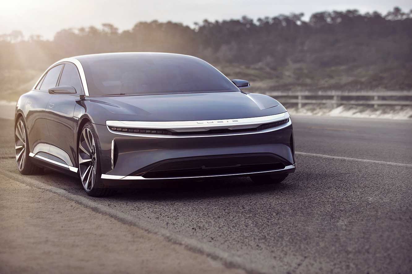 Lucid Air Wildnis Front Elektroauto