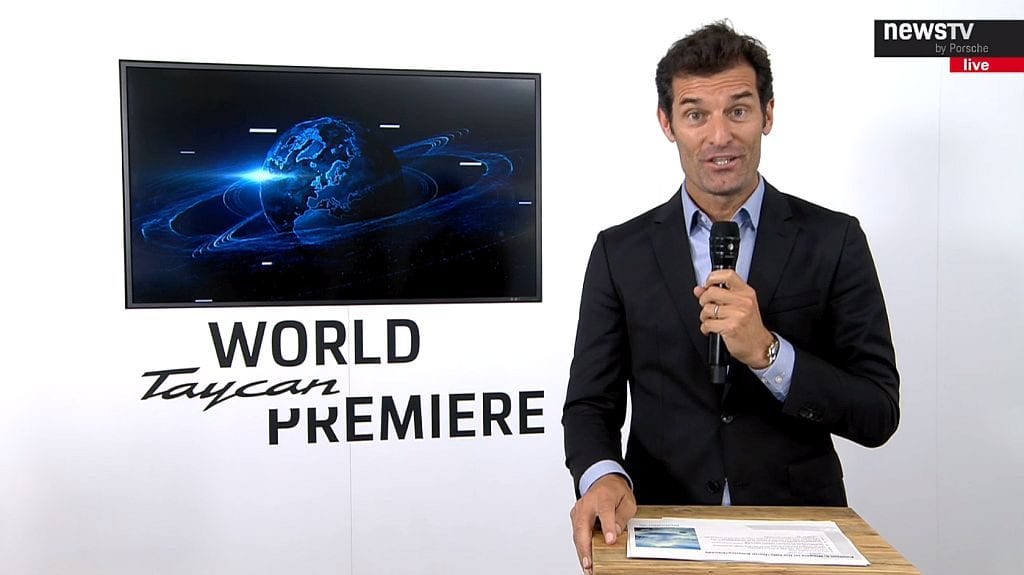 Porsche Taycan 2020 Weltpremiere Mark Webber